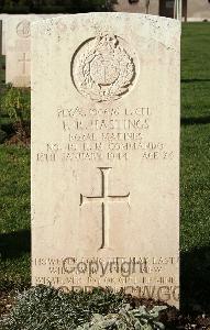 Minturno War Cemetery - Hastings, Frank Reginald