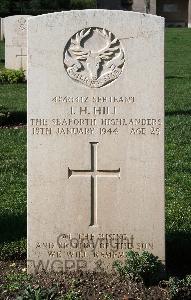 Minturno War Cemetery - Hill, John Henry