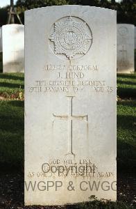 Minturno War Cemetery - Hind, John