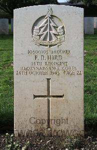 Minturno War Cemetery - Hird, Philip Benedict