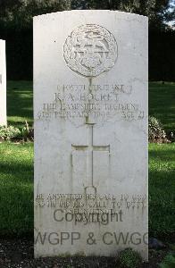 Minturno War Cemetery - Hockett, Kenneth Alfred