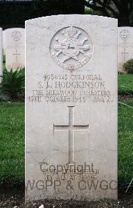 Minturno War Cemetery - Hodgkinson, Samuel Leslie