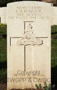 Minturno War Cemetery - Hodgson, John Milner