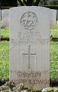 Minturno War Cemetery - Horton, Wilfred John
