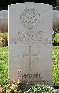 Minturno War Cemetery - Hughes, Victor Albert
