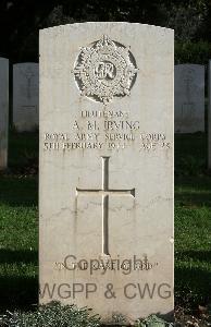 Minturno War Cemetery - Irving, Alan Maurice