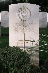 Minturno War Cemetery - Jackson, Geoffrey Ralph