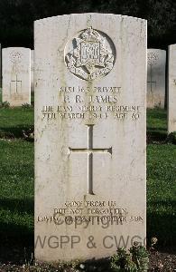 Minturno War Cemetery - James, Frederick Richard