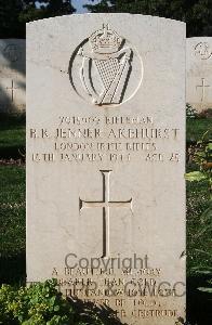 Minturno War Cemetery - Jenner-Akehurst, Bertram Roy