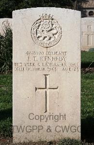 Minturno War Cemetery - Kennedy, John Thomas