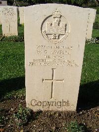 Minturno War Cemetery - Lavelle, William George