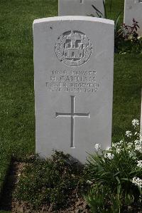 Perth Cemetery (China Wall) - Canham, Harold