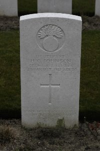 Artillery Wood Cemetery - Johnson, Harold George