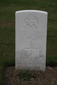 Bedford House Cemetery - Cook, W E