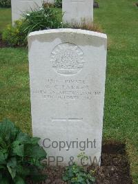 Bedford House Cemetery - Parker, W C