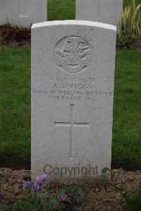 Bedford House Cemetery - Spriggs, A