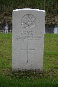 Bedford House Cemetery - Wesson, A