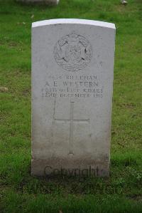 Bedford House Cemetery - Western, A E