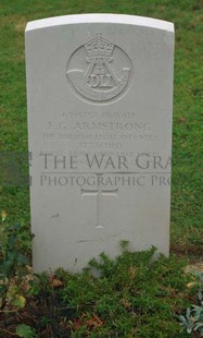 Rennes Eastern Communal Cemetery - ARMSTRONG, FREDERICK GEORGE
