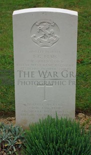 Rennes Eastern Communal Cemetery - ELMS, EDWARD GEORGE