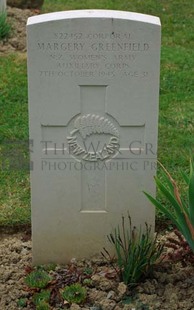Rennes Eastern Communal Cemetery - GREENFIELD, MARGERY