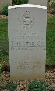 Rennes Eastern Communal Cemetery - SIMCOCK, JOHN ERNEST