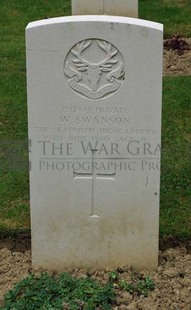 Rennes Eastern Communal Cemetery - SWANSON, WILLIAM