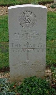 Rennes Eastern Communal Cemetery - WOODWARD, WALTER LESLIE