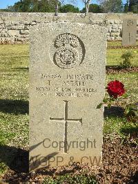 Jerusalem War Cemetery - Astall, T J
