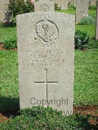 Jerusalem War Cemetery - Barlow, Frank
