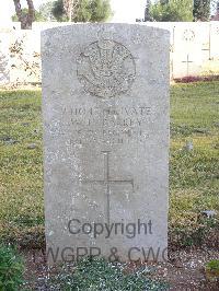 Jerusalem War Cemetery - Barrey, W H