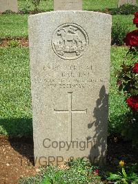 Jerusalem War Cemetery - Bartlett, Allan Owen