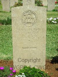 Jerusalem War Cemetery - Bentley, Frederick Arthur