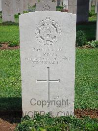 Jerusalem War Cemetery - Biggs, J