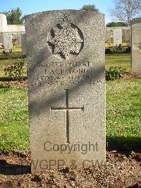 Jerusalem War Cemetery - Bond, Laurence William Hazel