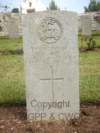 Jerusalem War Cemetery - Bratt, Edward Ernest