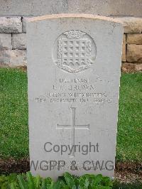 Jerusalem War Cemetery - Brown, Francis Clement
