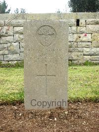 Jerusalem War Cemetery - Brown, T