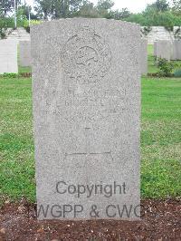 Jerusalem War Cemetery - Burnell, R L