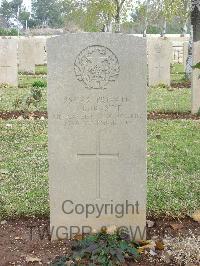 Jerusalem War Cemetery - Burnside, J