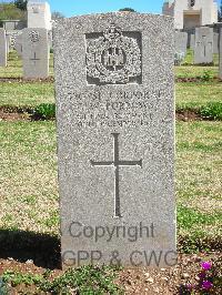 Jerusalem War Cemetery - Burrows, G W