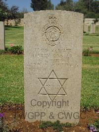 Jerusalem War Cemetery - Canter, Harry