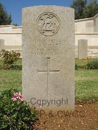 Jerusalem War Cemetery - Corke, J