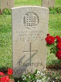 Jerusalem War Cemetery - Cunliffe, John