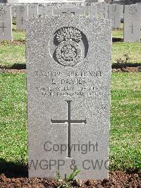 Jerusalem War Cemetery - Davies, E