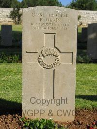 Jerusalem War Cemetery - Drain, Horace