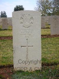 Jerusalem War Cemetery - Evans, E