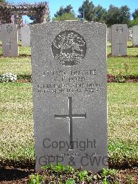 Jerusalem War Cemetery - Ford, Charles Frederick