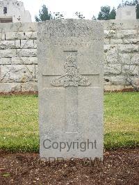 Jerusalem War Cemetery - Foreman, H J