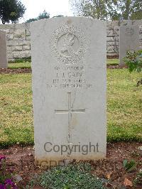 Jerusalem War Cemetery - Gain, J J